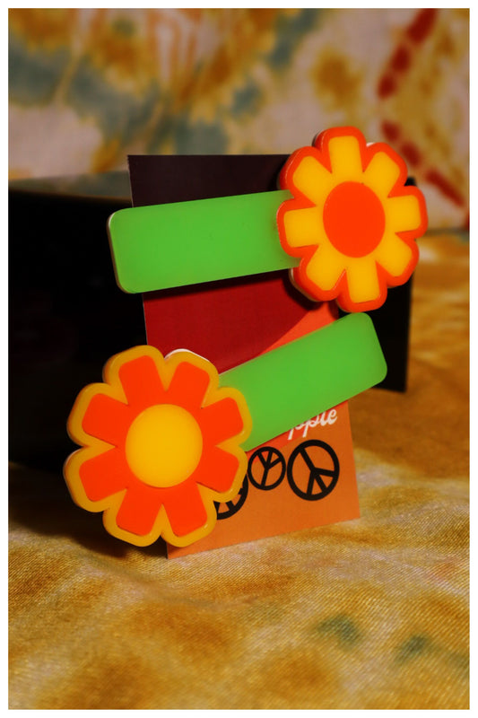 Hanging Daisy (Hair Clip Set)
