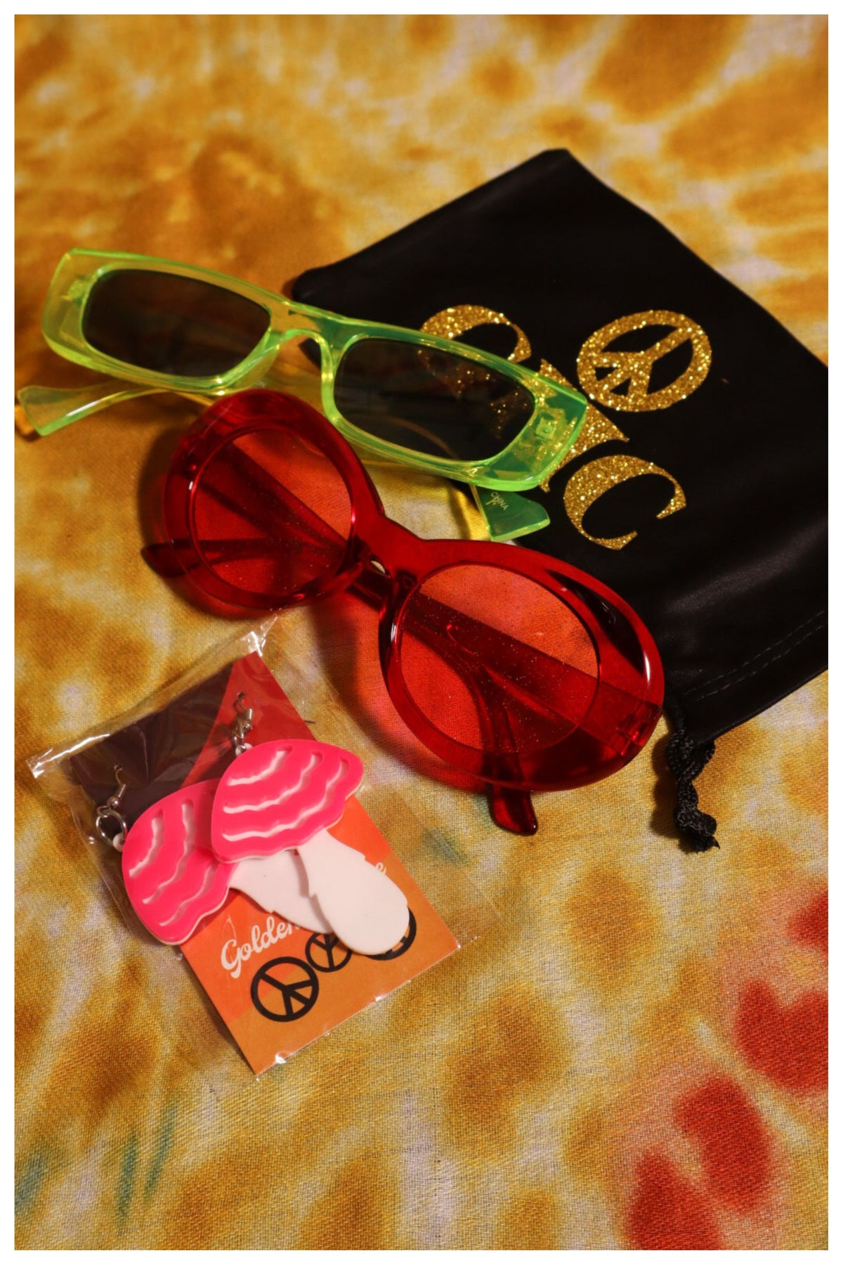 Sunnie Bundle (Hot Pink Shroomie) – Golden Hippie Co